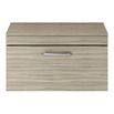 Drench Emily 800mm Wall Mounted 1 Drawer Unit and Worktop - Driftwood