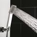 Flova Essence Manual Exposed Shower Column With Hand Shower, Overhead Shower & Diverter Bath Spout