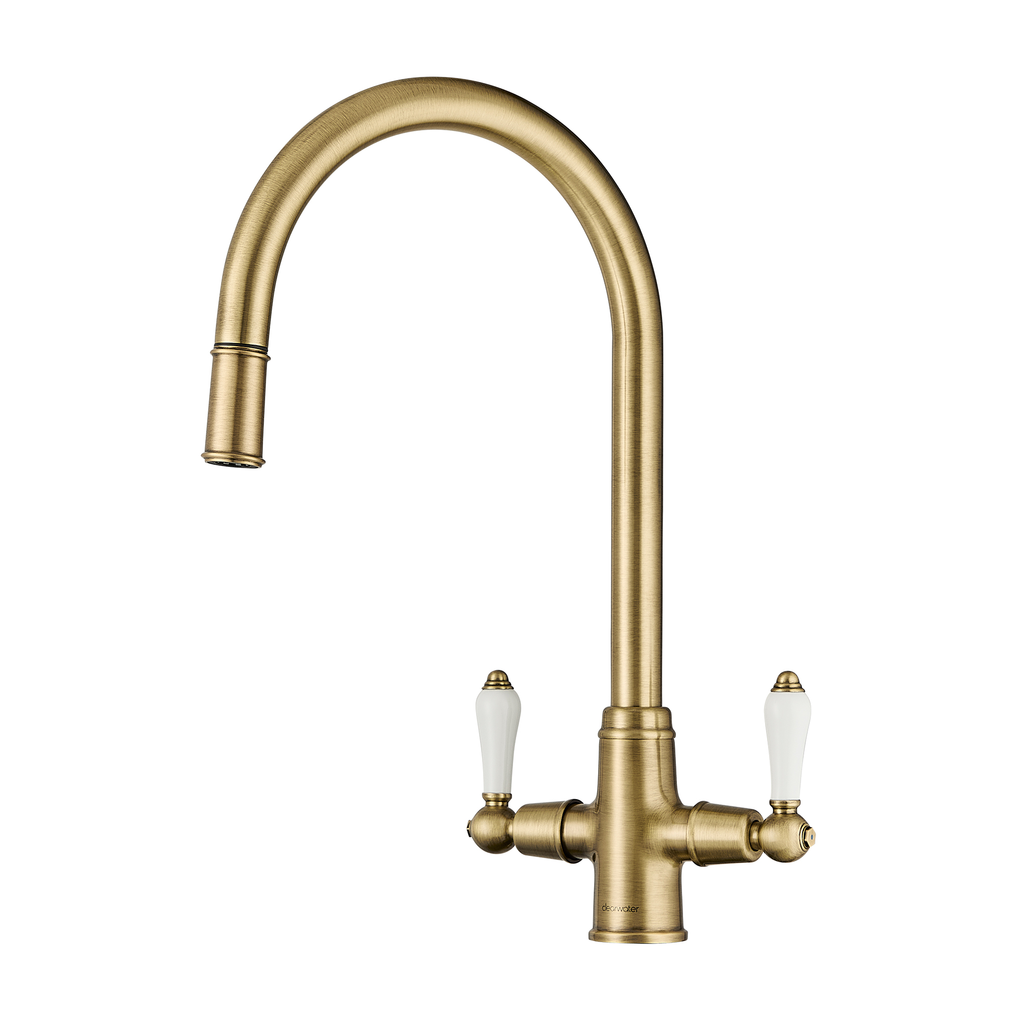 Clearwater Elegance Traditional Pull Out Mono Kitchen Mixer Tap