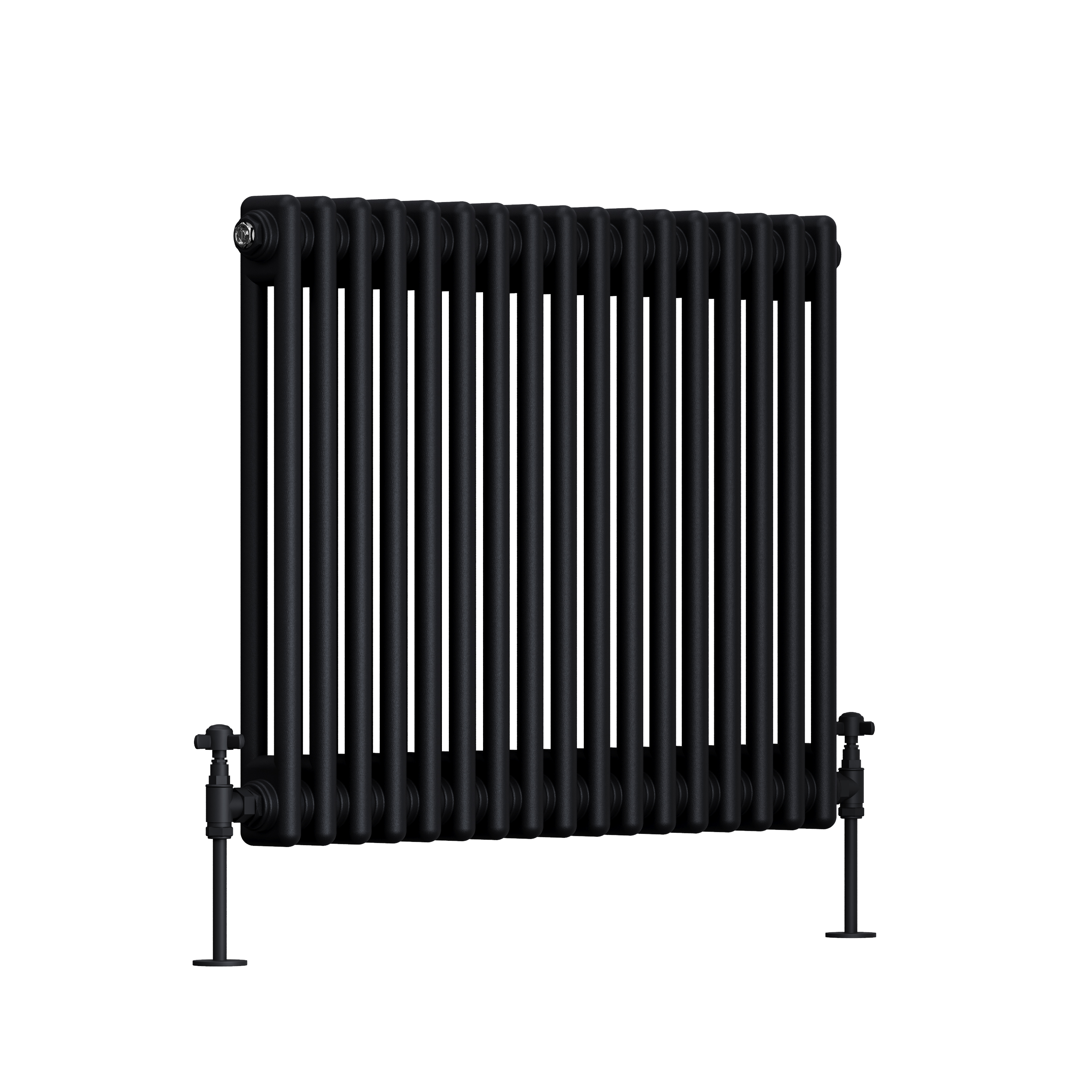 Toasty Ardleigh Matt Black Horizontal Column Radiator