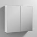 Emily 800mm Mirror Cabinet - Gloss White