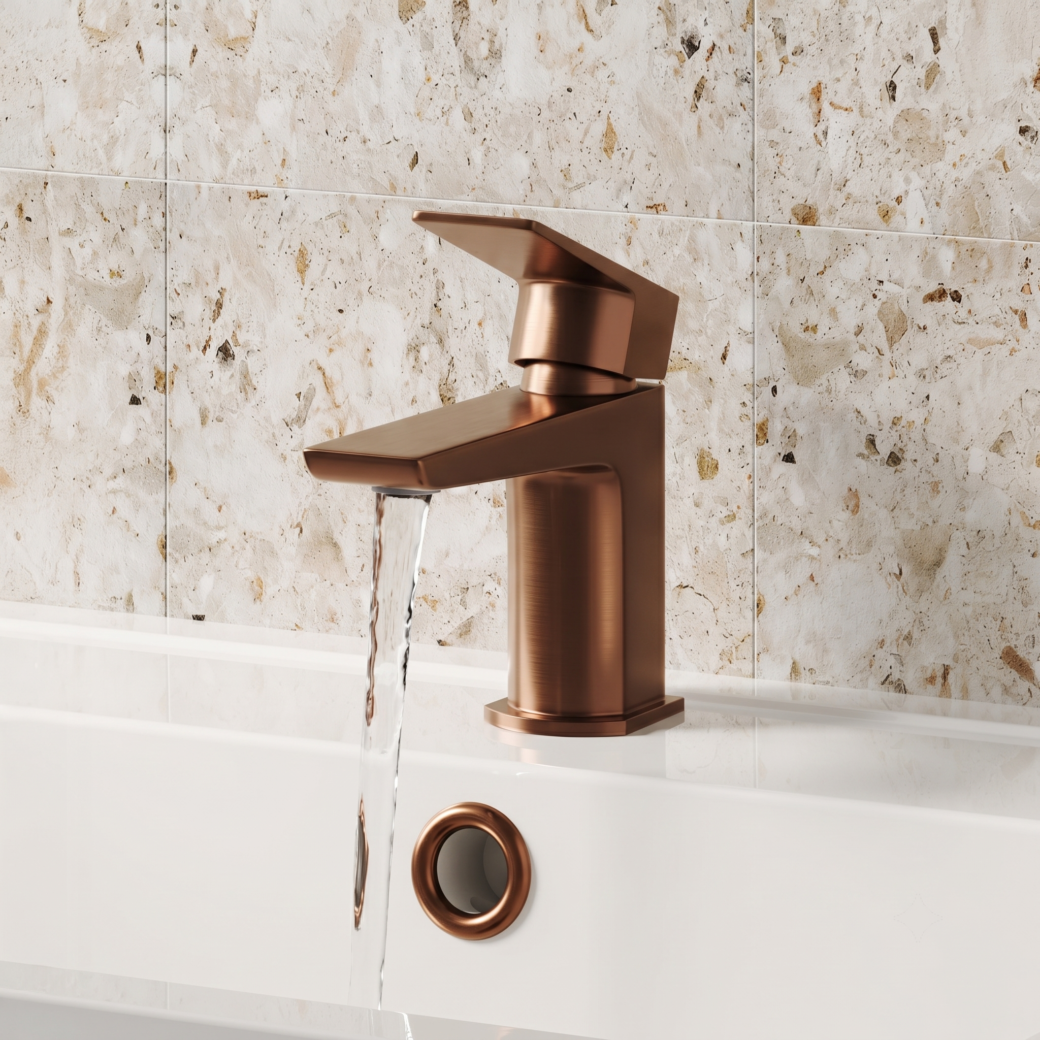 Harbour Status Mini Mono Basin Mixer Tap & Waste