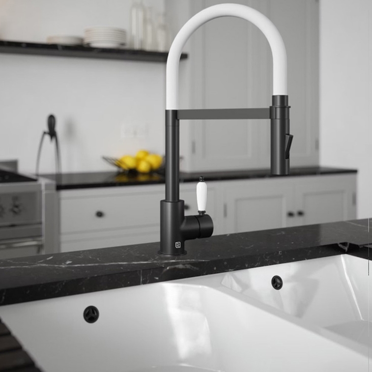 Pull String Shaker The Tap Factory Vibrance Shaker Mono Pull Out Spray Kitchen Mixer Tap ...