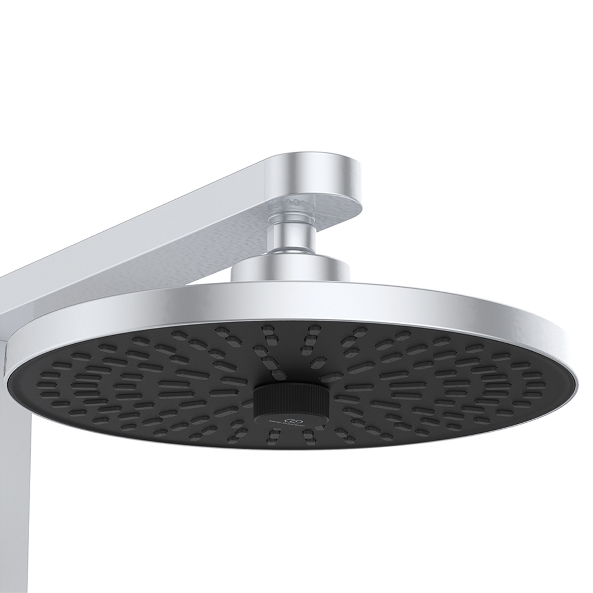 Ideal Standard Ceratherm Alu+ Exposed Thermostatic Shower Kit with Multi-Function Shower Head, Handset & 2 Shelves