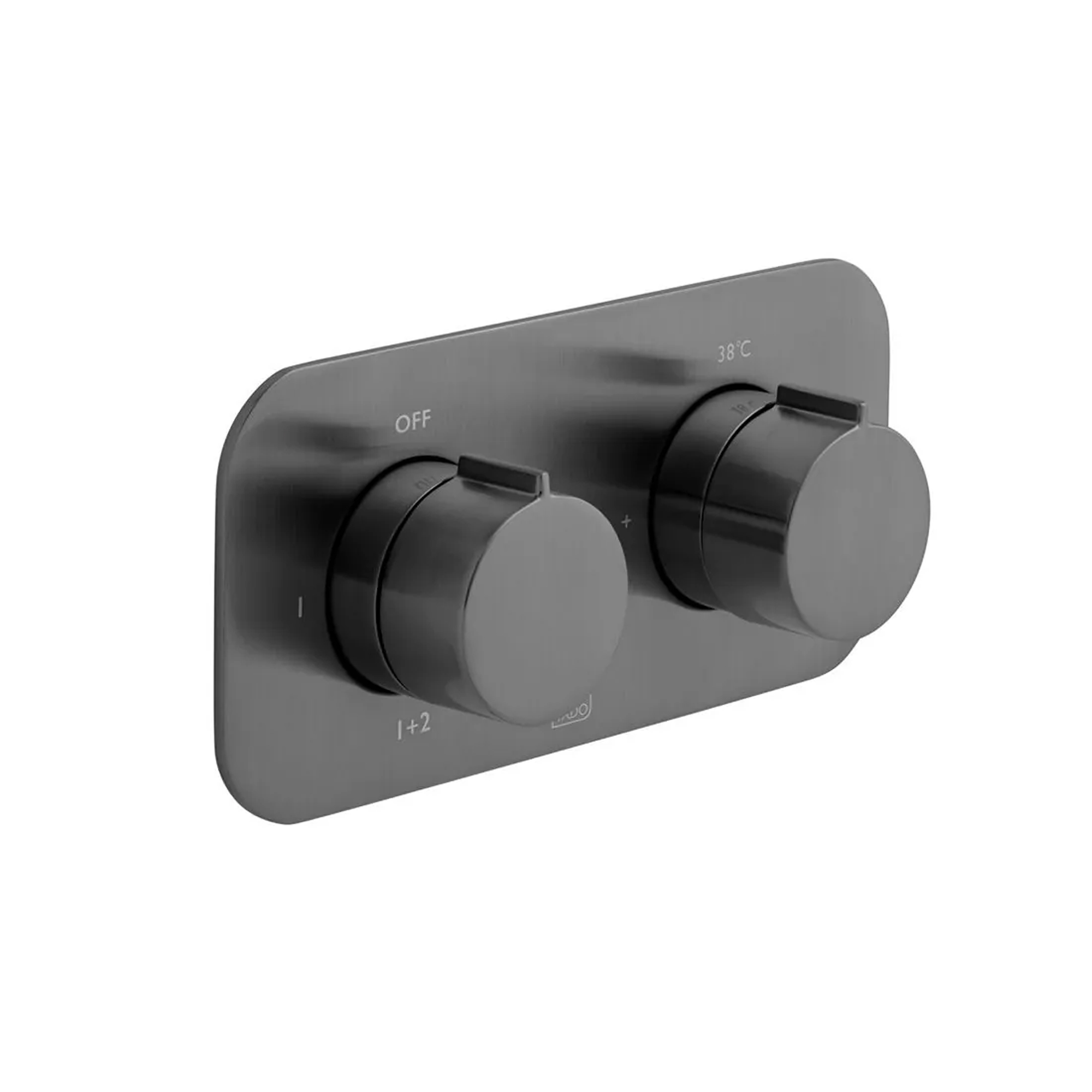 Vado Individual Tablet Altitude 2 Outlet 2 Handle Thermostatic Concealed Shower Valve