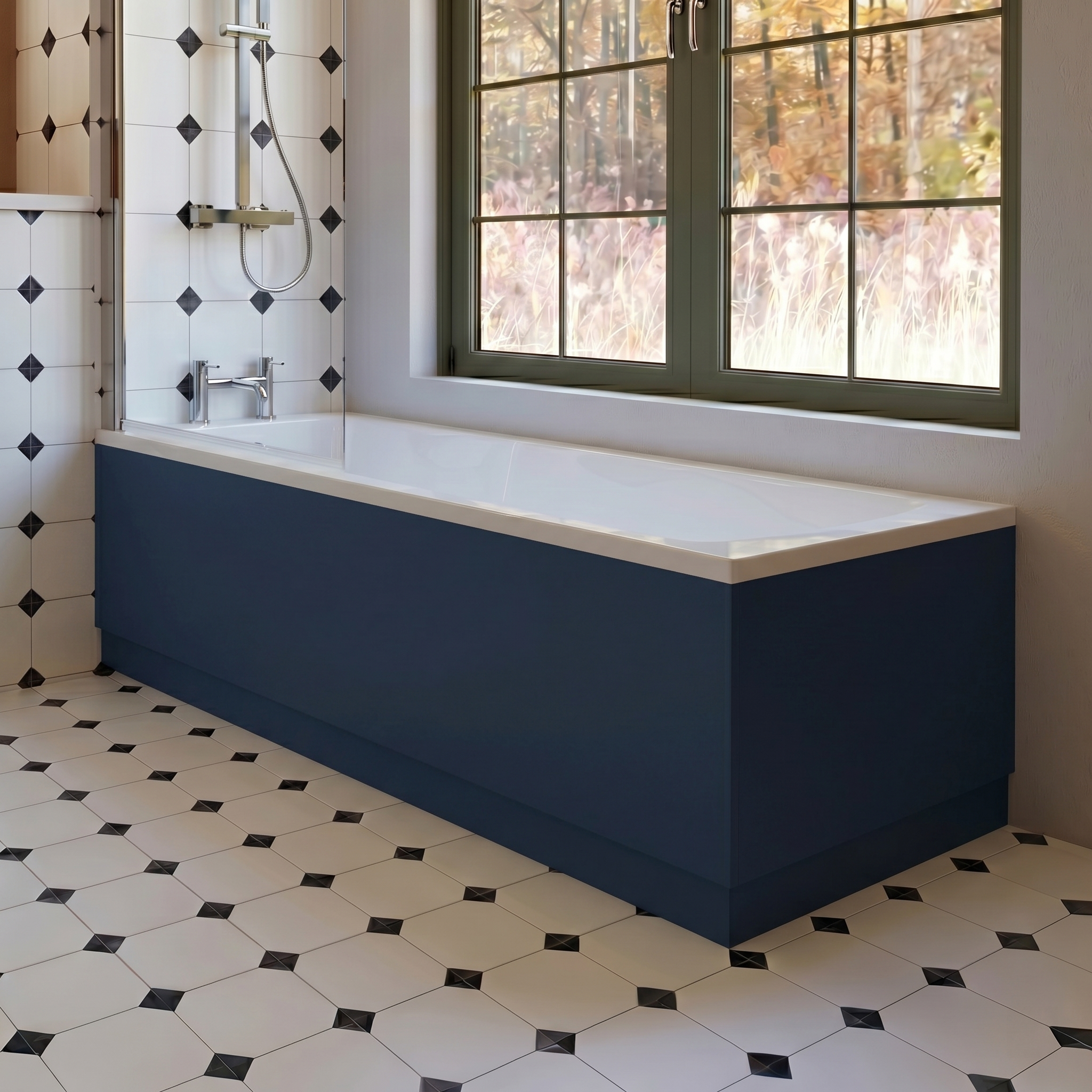 Erin 700mm L-Shaped Square End Bath Panel