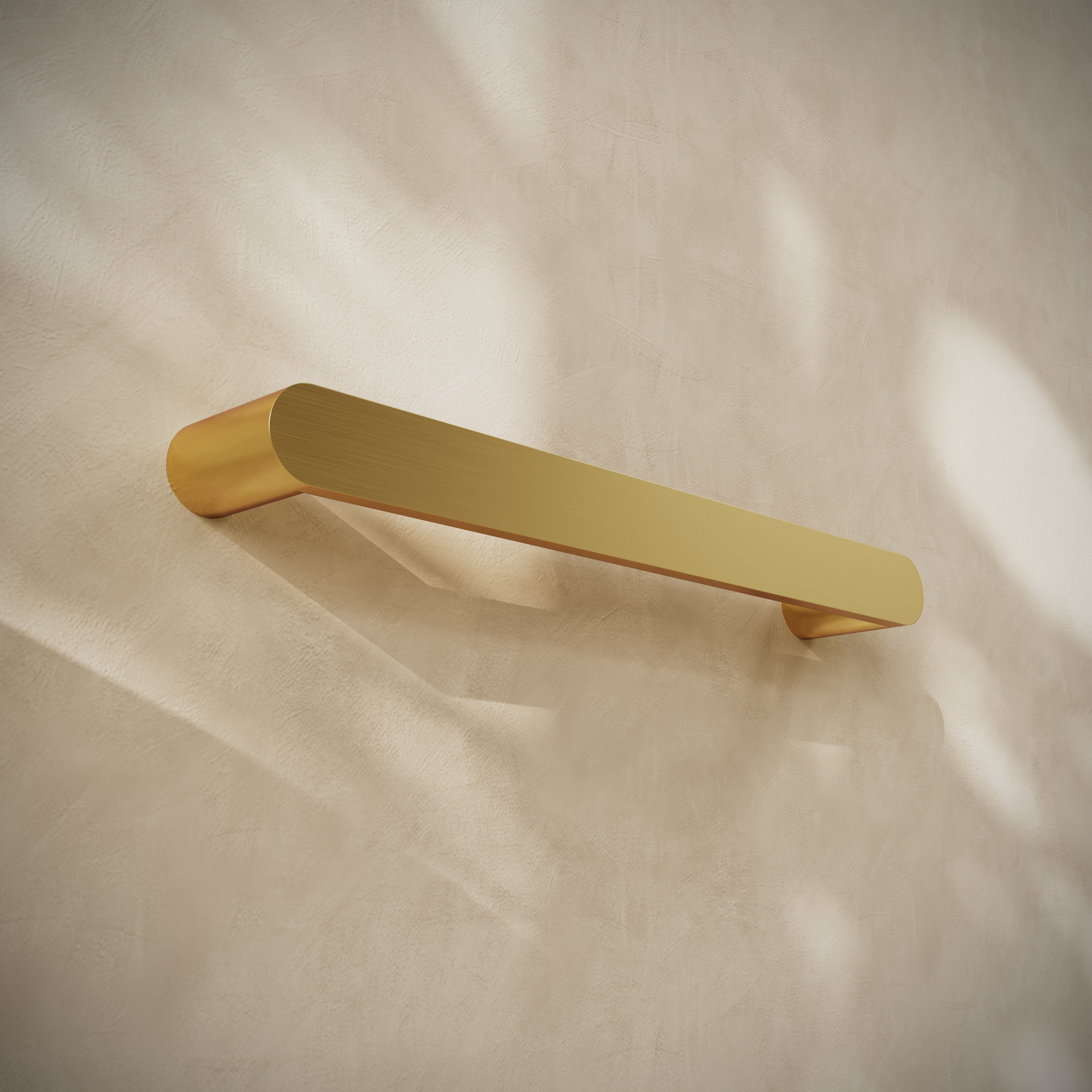 Toasty Duna Polished Brass Electric Heated Towel Rail