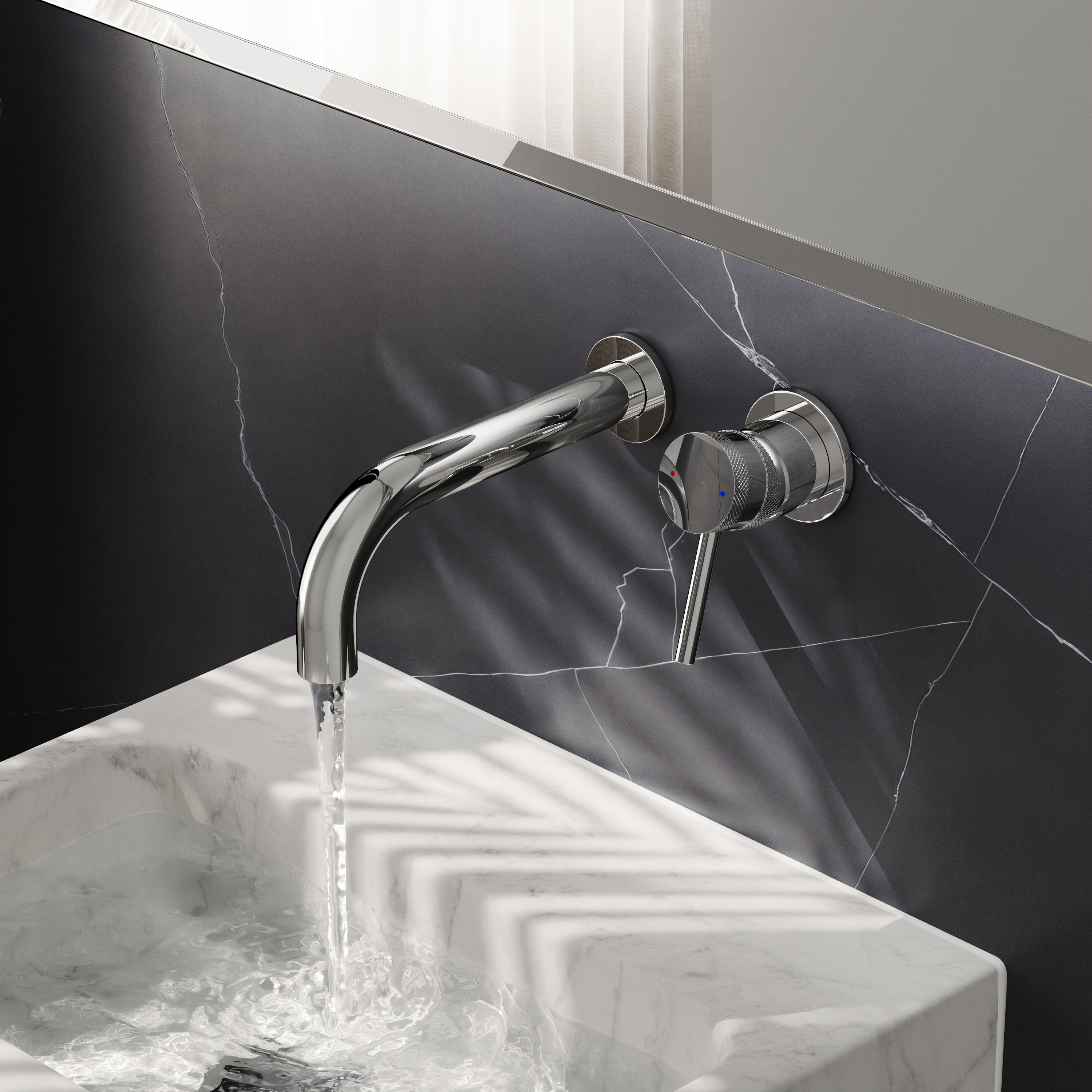 Core Wall Mounted 140mm Cloakroom Basin Tap