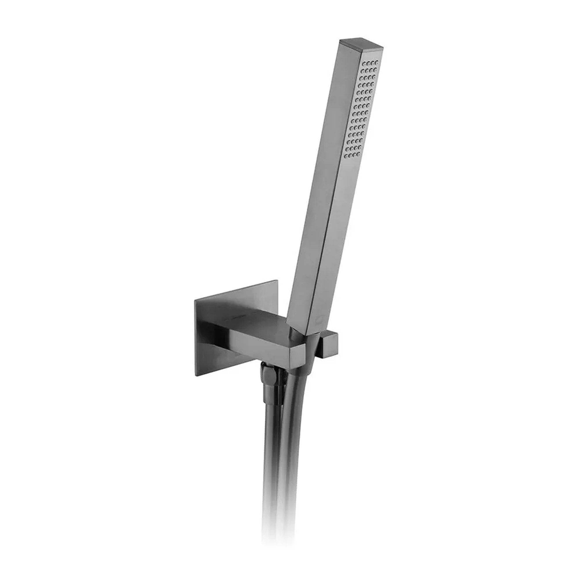 Vado Individual Square Shower Handset with Integrated Outlet & Holder