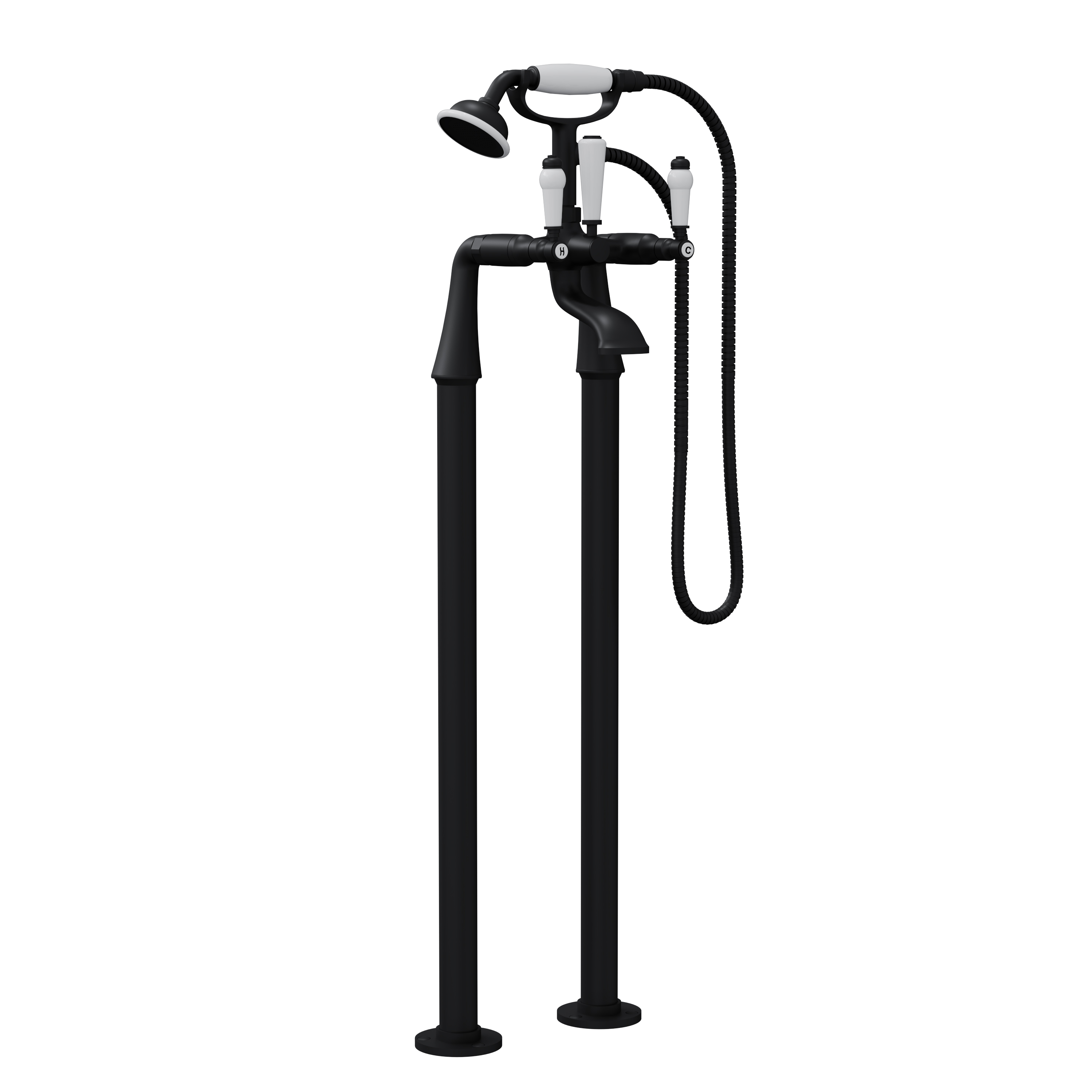 Butler & Rose Eliza Lever Freestanding Bath Shower Mixer Tap