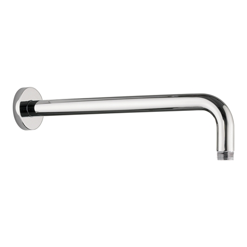 Crosswater Curved Wall Mounted 330mm Shower Arm - Chrome
