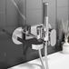 Vellamo Desire Wall Mounted Bath Shower Mixer With Shower Kit