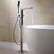 Flova Allore Thermostatic Floorstanding Bath Shower Mixer with Handset Kit