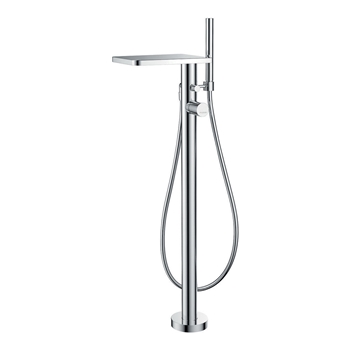Flova Annecy Free Standing Waterfall Bath Shower Mixer Tap with Handset Kit