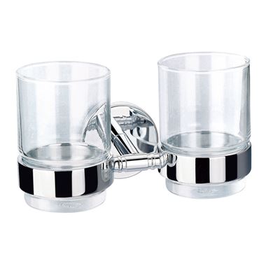 Flova Coco Double Tumbler Holder With Glasses