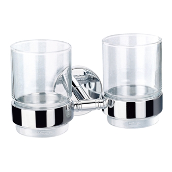 Flova Coco Double Tumbler & Holder with Glasses