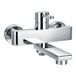 Flova Essence Wall Mounted Manual Single Lever Bath Shower Mixer With Diverter Spout
