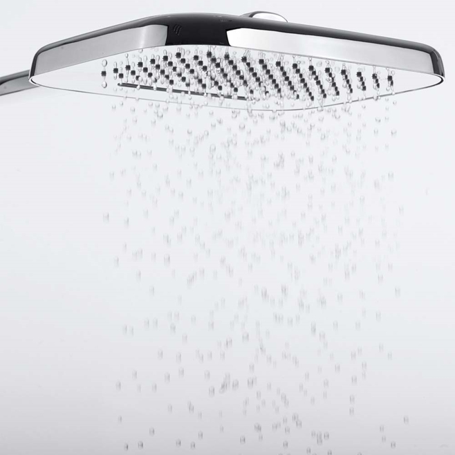 Flova Urban Dual Function Overhead Shower with Rain & Waterfall Spray