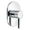 Flova Levo Single Outlet Concealed Manual Shower Valve with Oval Plate