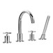 Flova XL 4 Hole Bath Shower Mixer & Shower Set