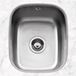 Caple Form 1 Bowl Undermount Satin Stainless Steel Sink & Waste Kit - 370 x 435mm