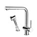 Gessi Oxygen Single Lever Kitchen Mixer With Swivel Spout & Separate Pull Out Spray