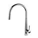 Gessi Just Single Lever Mono Kitchen Mixer with Swivel Spout & Pull Out Spray - Chrome