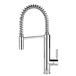 Gessi Oxygen Hi-Tech Mono Kitchen Mixer with Detachable Swivel & Pull-Out Rinse - Chrome