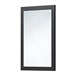Harbour Mirror with Anthracite Grey Frame - 900 x 600mm
