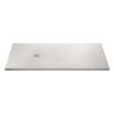 Drench Naturals Light Grey Thin Slate-Effect Rectangular Shower Tray with Light Grey Waste - 1400 x 900mm