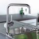 Grohe Minta Single Lever Mono Sink Mixer with Swivel Spout - Super Steel