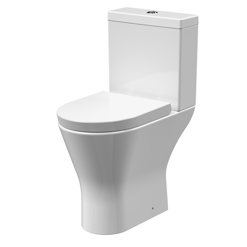 Harbour Acclaim Comfort Height Rimless Toilet & Soft Close Seat