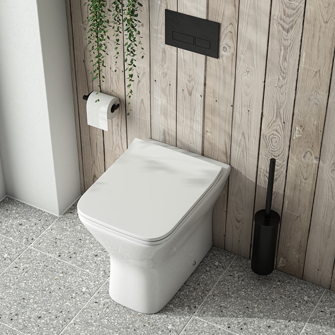 Harbour Alchemy Back to Wall Toilet & Wafer Thin Soft Close Seat