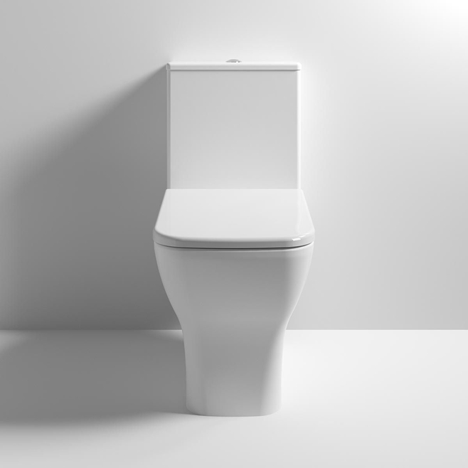 Emily Rimless Modern Toilet & Slim Soft Close Seat