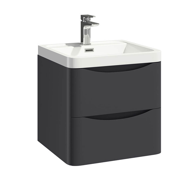 Harbour Clarity 500mm Wall Mounted Vanity Unit & Basin
