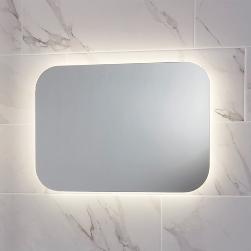 Harbour Clarity LED Bathroom Mirror with Demister Pad - 500 x 700mm