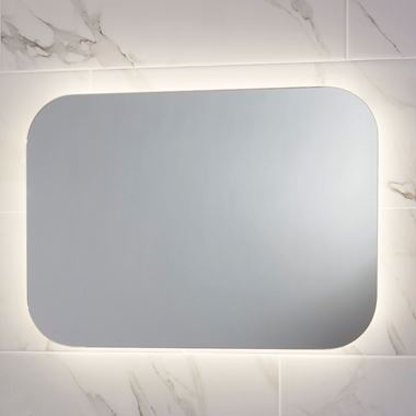 Harbour Clarity LED Bathroom Mirror with Demister Pad - 600 x 1200mm