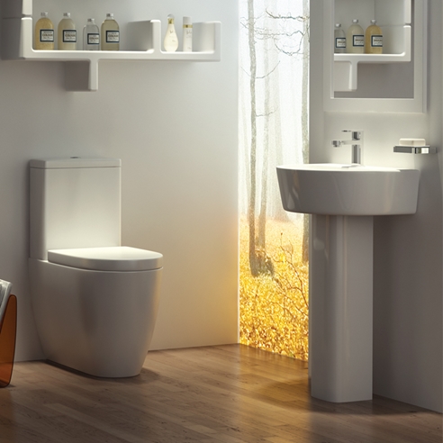 Harbour Clarity Fully Back to Wall Close Coupled Toilet & Soft Close Seat
