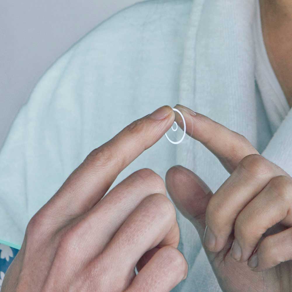 Harbour Glow Round LED Bathroom Mirror with Demister Pad 600mm Tap