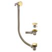 Harbour Clarity Overflow Bath Filler - Brushed Brass