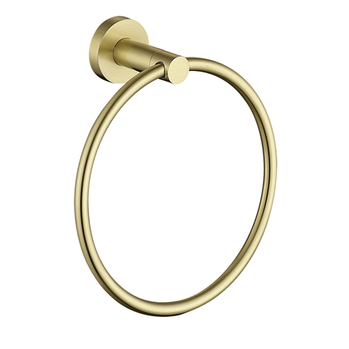 Harbour Clarity Towel Ring - Brushed Brass