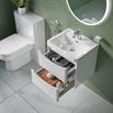 Harbour Clarity 500mm Wall Mounted Vanity Unit & Basin - Gloss White