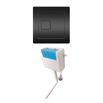 Drench Dual Flush Concealed Cistern with Square Dual Flush Button