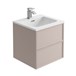 Harbour Form 500mm Wall Mounted Vanity Unit & Basin - French Blush