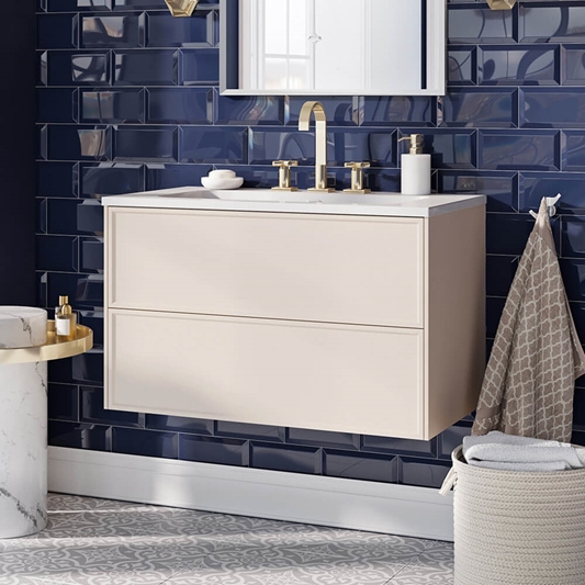 Harbour Form 800mm Wall Mounted Vanity, French Vanity Sink Unit