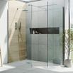 Harbour i10 10mm Easy Clean 2m Tall Wetroom 2 Panel Pack 600mm & 800mm - Chrome