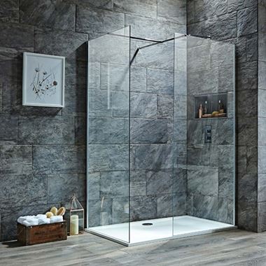 Harbour i8 8mm 2m Tall Wetroom 2 Panel Pack - 1100mm x 900mm