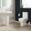 Harbour Icon Space-Saving Toilet with Soft Close Seat
