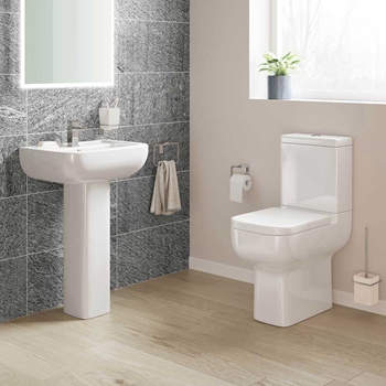 Harbour Icon Comfort Height Close Coupled Toilet & Soft Close Seat