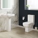 Harbour Icon Fully Back to Wall Toilet with Soft Close Seat